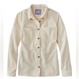 L.L. Bean 1x Women's Comfort Corduroy Relaxed Shirt